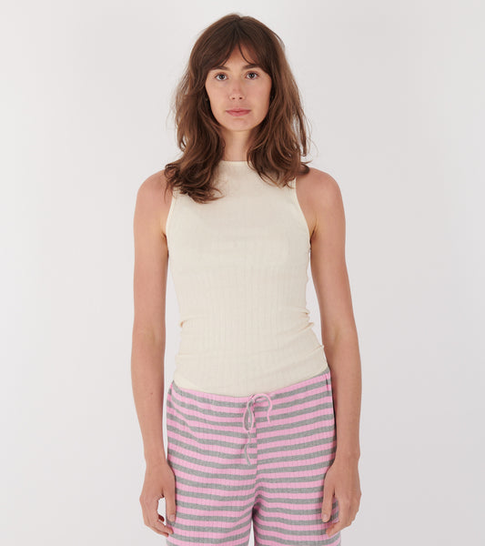 101 Tank Top Ecru