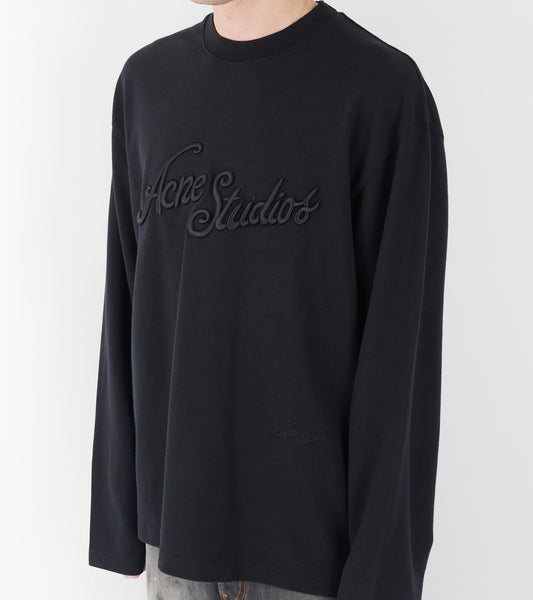 Long Sleeved Logo T-shirt Faded Black