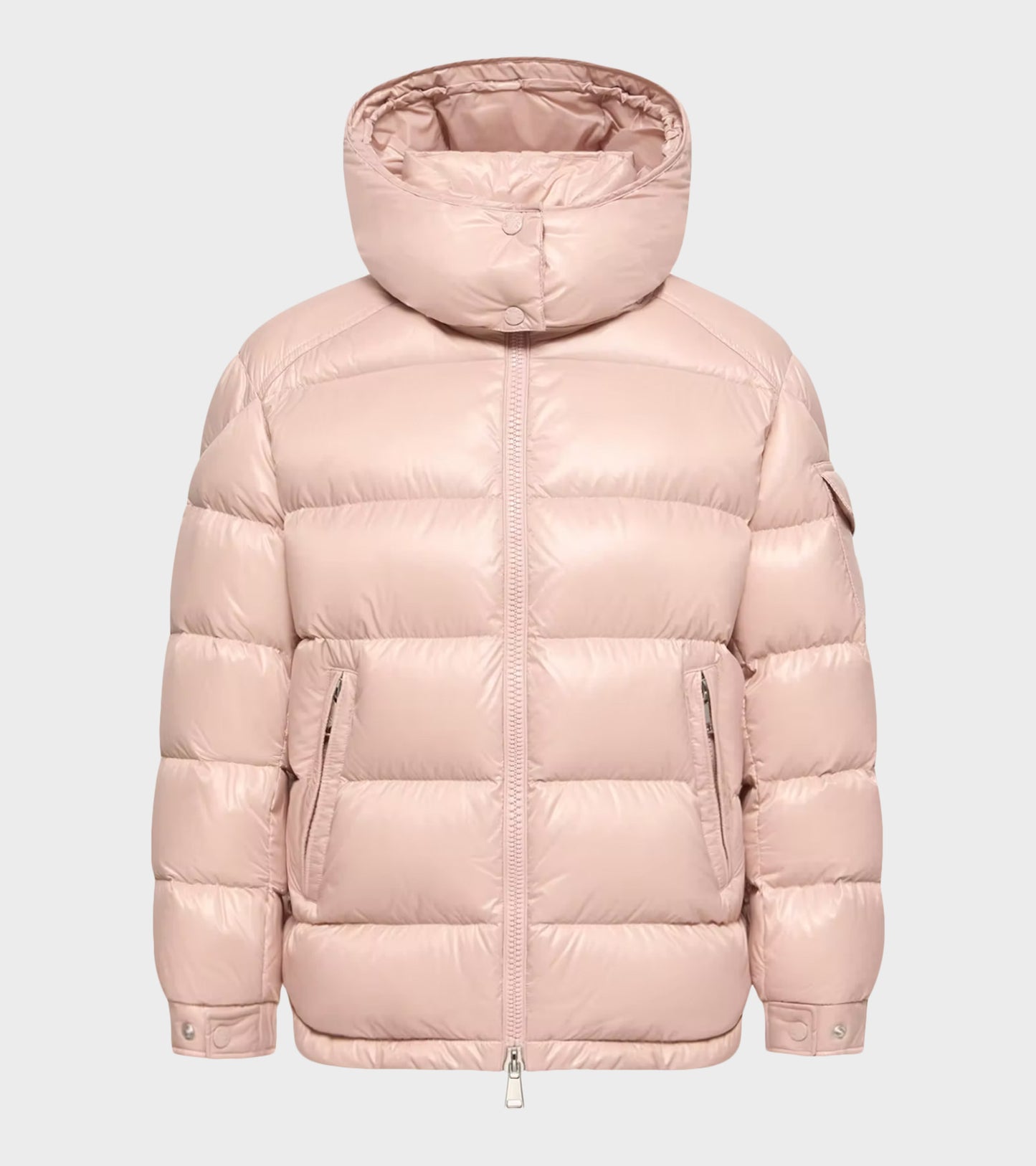 Maire Hooded Down Jacket Pink