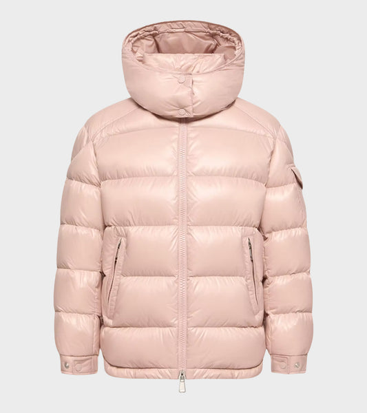 Maire Hooded Down Jacket Pink