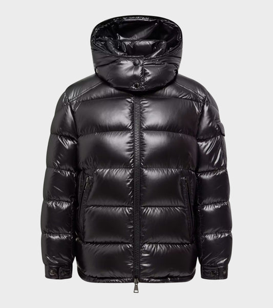 Maire Hooded Down Jacket Black