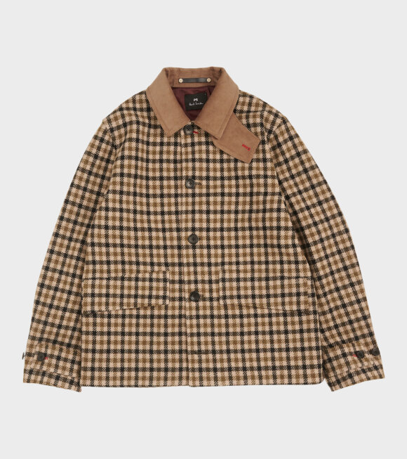 Paul Smith - Checkered Wool Jacket Beige Mix