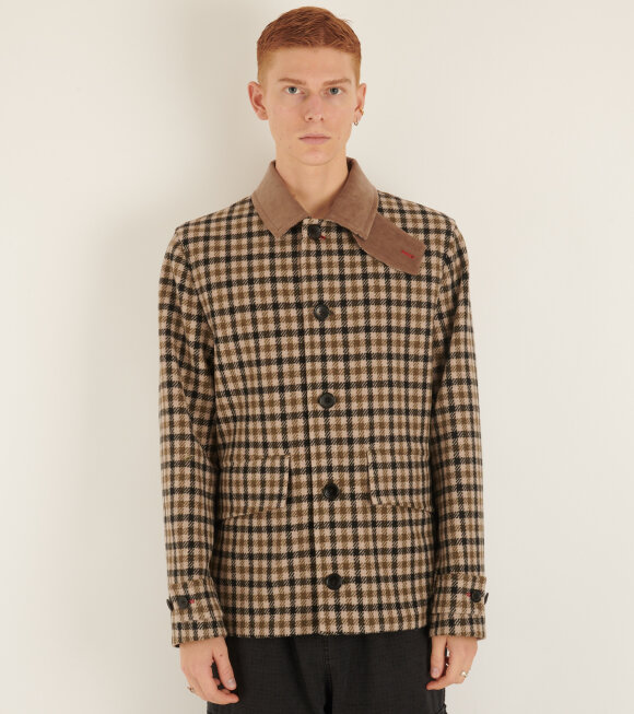 Paul Smith - Checkered Wool Jacket Beige Mix