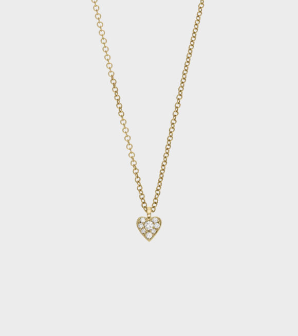 Sophie Bille Brahe - Coeur Diamant Necklace Gold