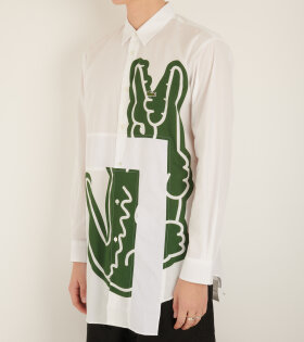 CDGS X Lacoste Shirt White/Green