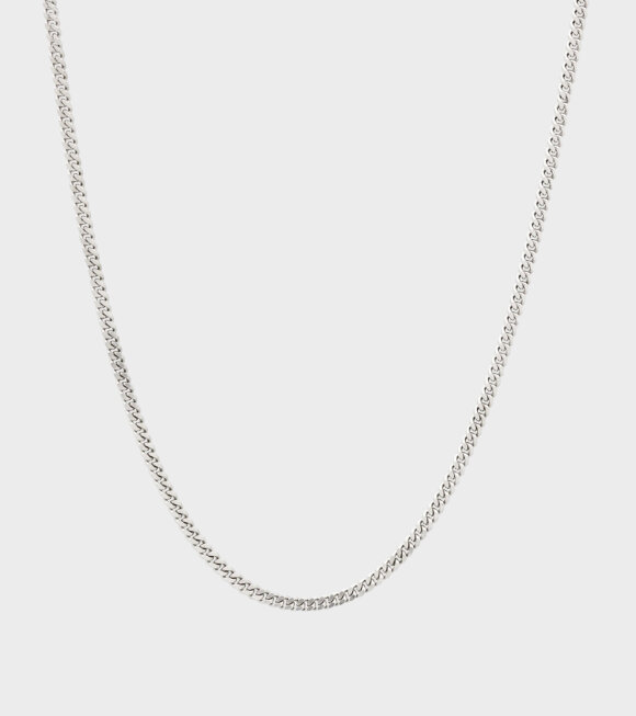 Tom Wood - Curb Chain M Silver