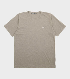 Nash Face Logo T-shirt Light Grey Melange