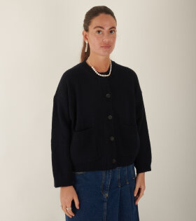 Cobe Cardigan Black/Blue