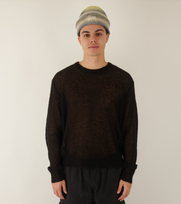 Stüssy - S Loose Knit Sweater Black