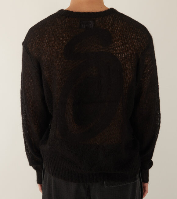 Stüssy - S Loose Knit Sweater Black