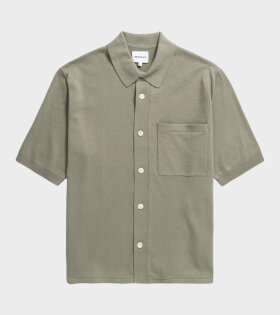 Rollo Cotton Linen S/S Shirt Clay