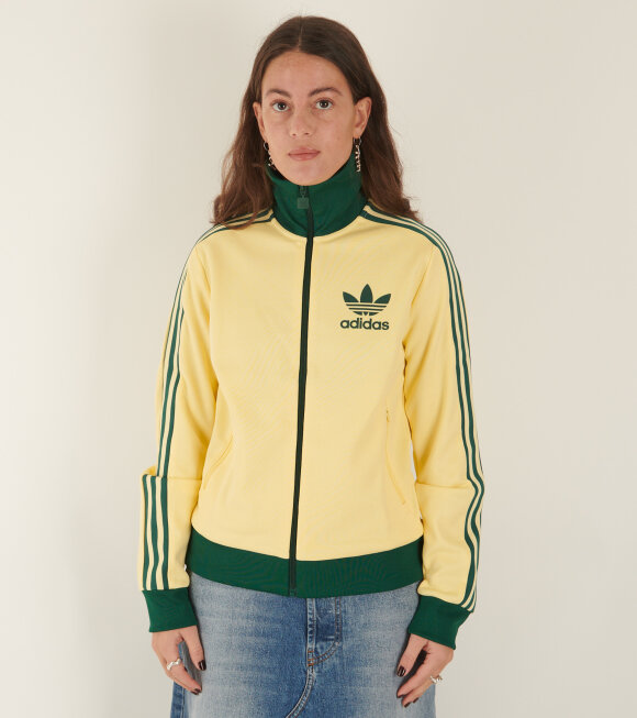 Adidas  - Beckenbauer Zip Trackjacket Almost Yellow/Green