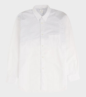 White Stripe Sheer Shirt