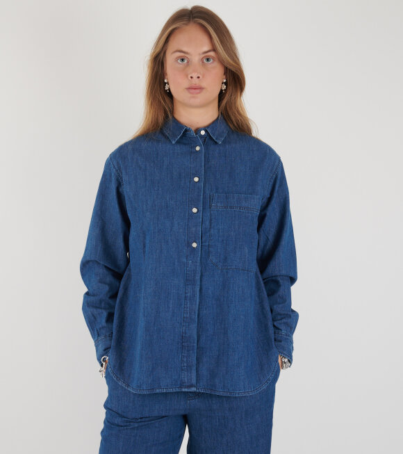 Aiayu - Lynette Shirt Denim Blue