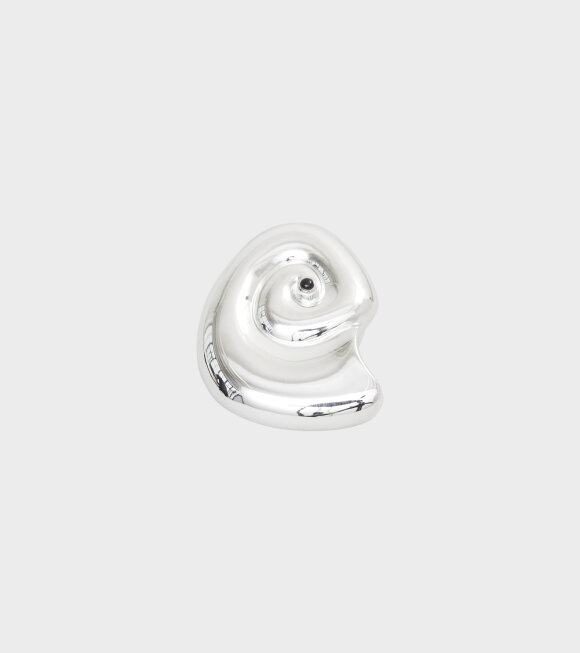 Trine Tuxen - Shield Earring Silver Right