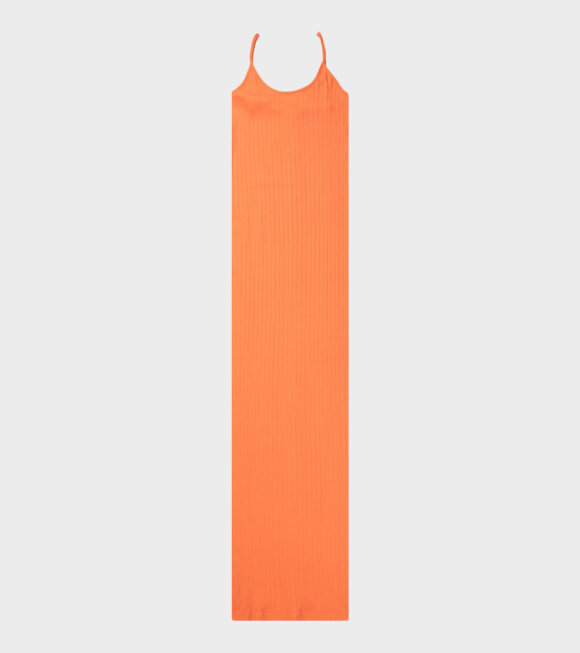 Nørgaard Paa Strøget - 101 Strap Rib Dress Orange