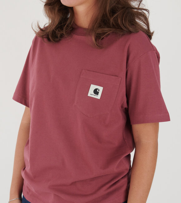 Carhartt WIP - W S/S Pocket T-shirt Dusty Fuchsia
