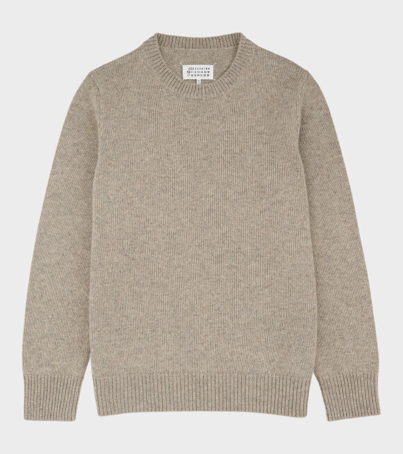 Maison Margiela - Relaxed Wool Knit Beige/Grey