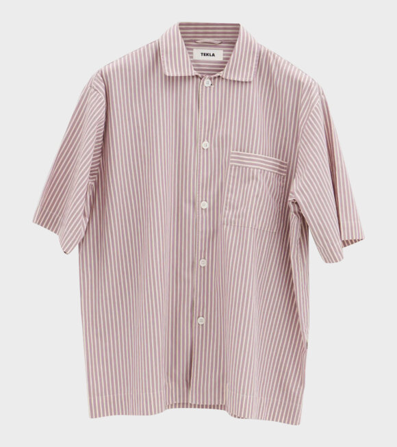 Tekla - Pyjamas S/S Shirt Skipper Stripes