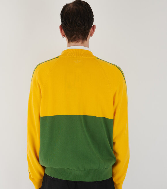 Adidas X Wales Bonner - WB New Knit Track Top Bold Gold/Crew Green