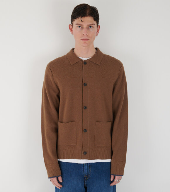 Paul Smith - Wool Cardigan Brown