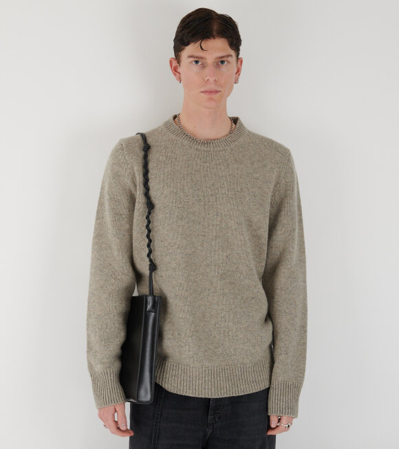 Maison Margiela - Relaxed Wool Knit Beige/Grey