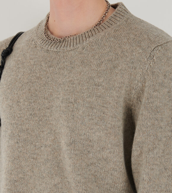 Maison Margiela - Relaxed Wool Knit Beige/Grey