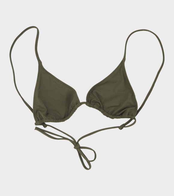 Alipo - Triangle Bikini Top Army