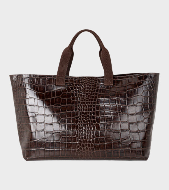 Saks Potts - Smidstrup Bag Brown Croco