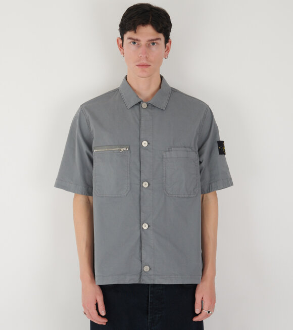 Stone Island - S/S Cotton Overshirt Grey