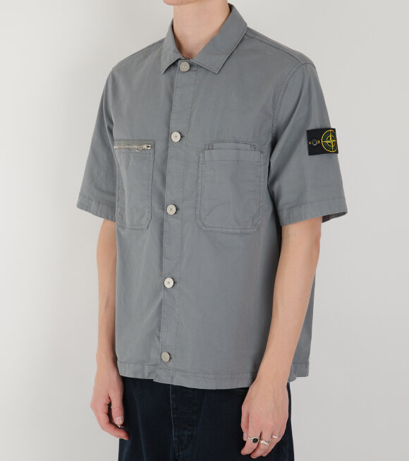 Stone Island - S/S Cotton Overshirt Grey