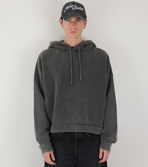 Acne Studios - Logo Patch Hoodie Faded Black