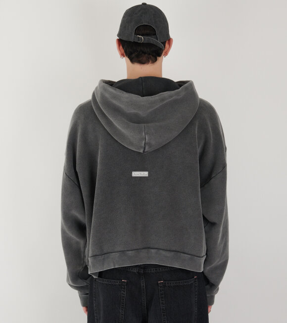 Acne Studios - Logo Patch Hoodie Faded Black