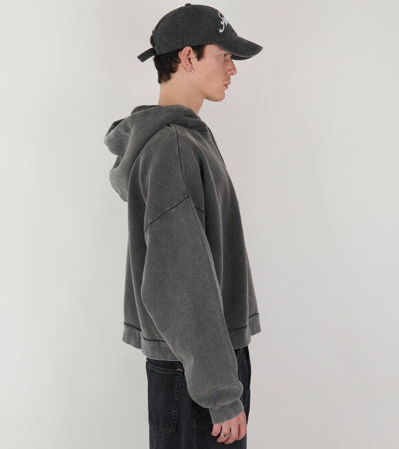 Acne Studios - Logo Patch Hoodie Faded Black