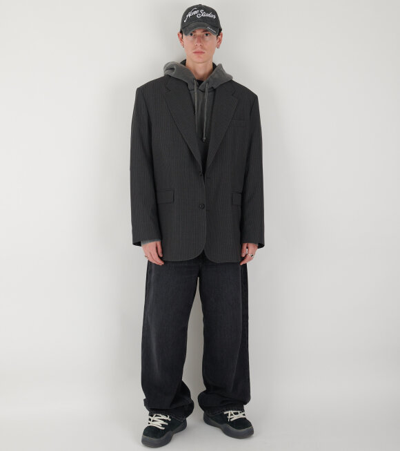 Acne Studios - Relaxed Fit Suit Jacket Anthracite Grey