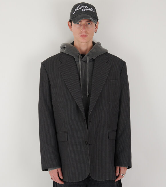 Acne Studios - Relaxed Fit Suit Jacket Anthracite Grey