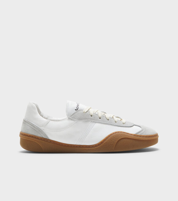 Acne Studios - M Bars Lace-up Sneakers White/Brown