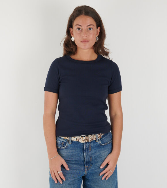 Flore Flore - Car Tee Navy