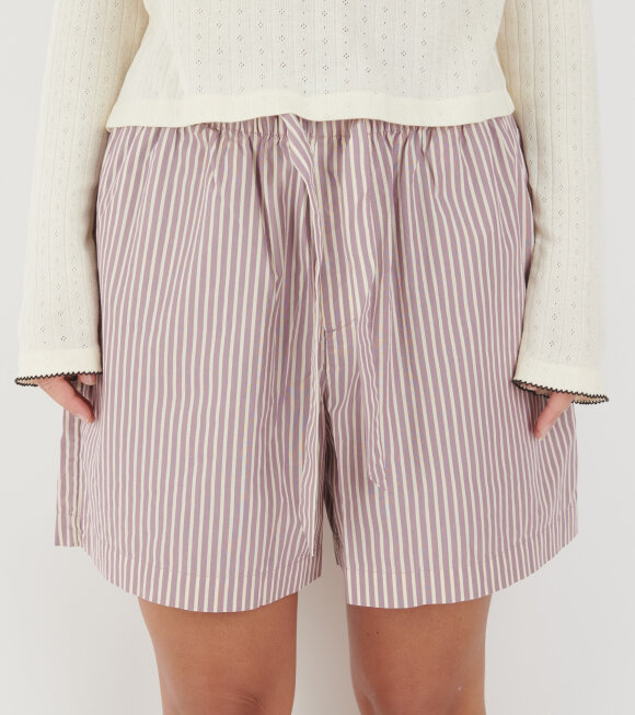 Tekla - Pyjamas Shorts Skipper Stripes