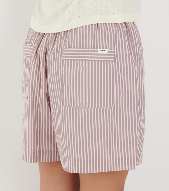 Tekla - Pyjamas Shorts Skipper Stripes