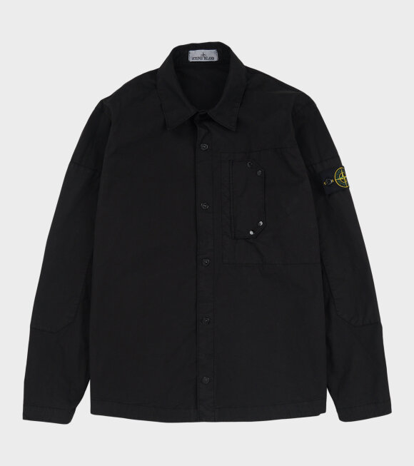 Stone Island - Cotton Overshirt Black