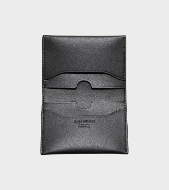 Acne Studios - Folded Leather Wallet Black