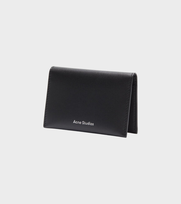 Acne Studios - Folded Leather Wallet Black