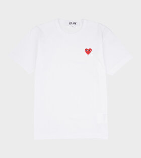 U Red Heart T-shirt White