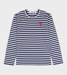 U Striped LS T-shirt Navy