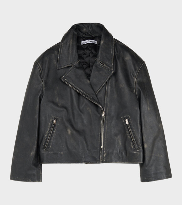 Acne Studios - Leather Jacket Black