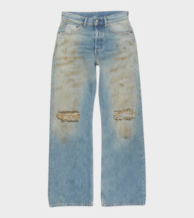 2021F Loose Fit Jeans Mid Blue