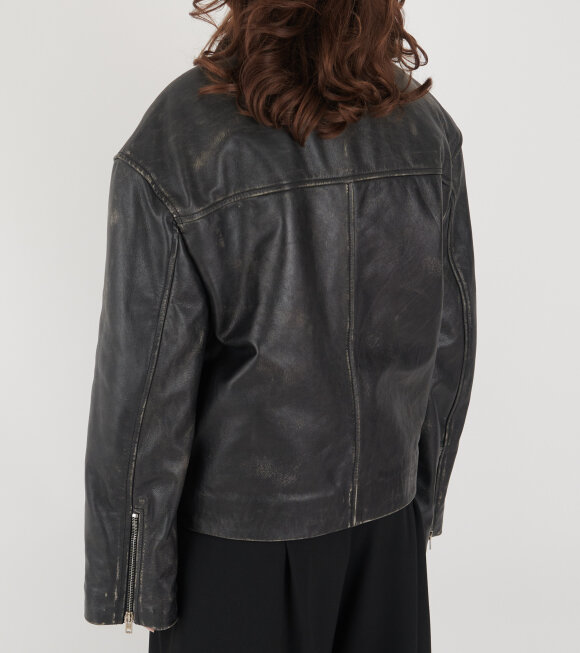 Acne Studios - Leather Jacket Black