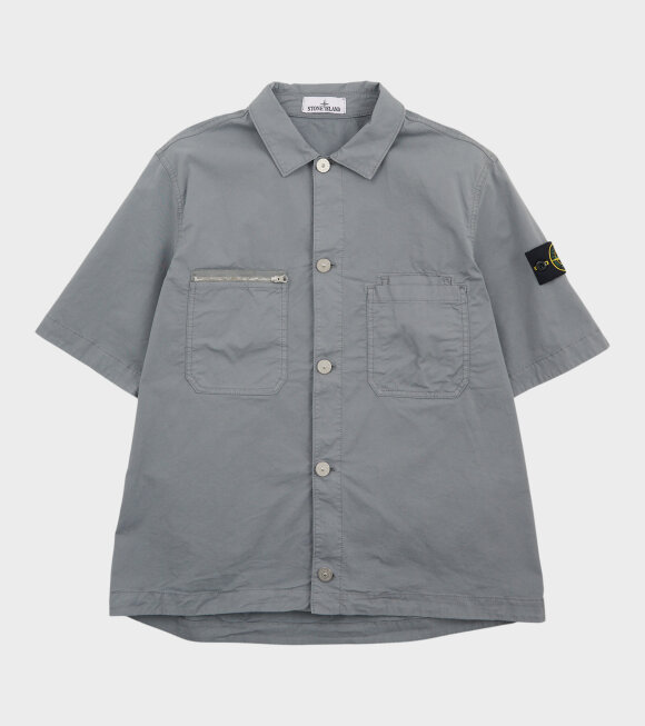 Stone Island - S/S Cotton Overshirt Grey