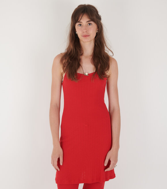 Caro Editions - Caro Slip Dress Red